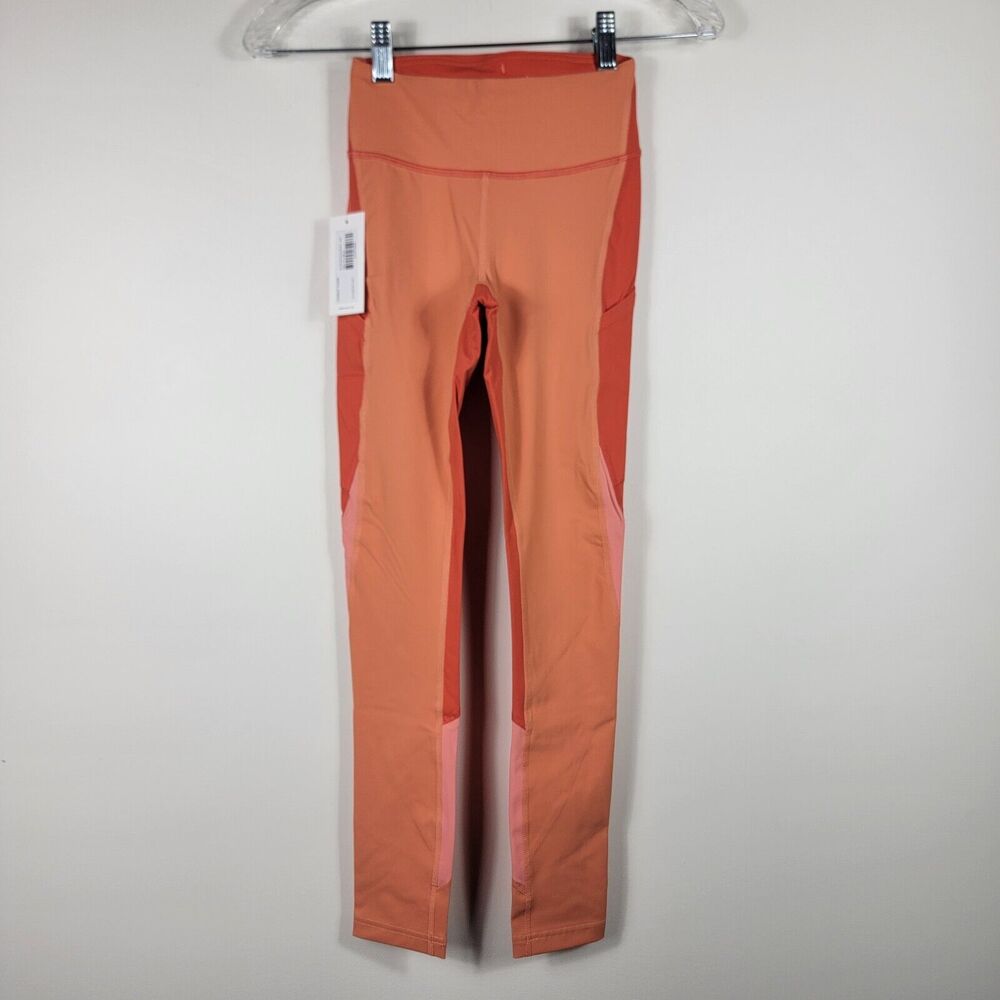 Outdoor Voices Women's Size XXS Orange‎ Leggings Athletic Pants NWT